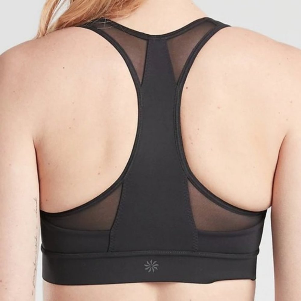 Athleta Hustle Bra size 36B/C Black *
